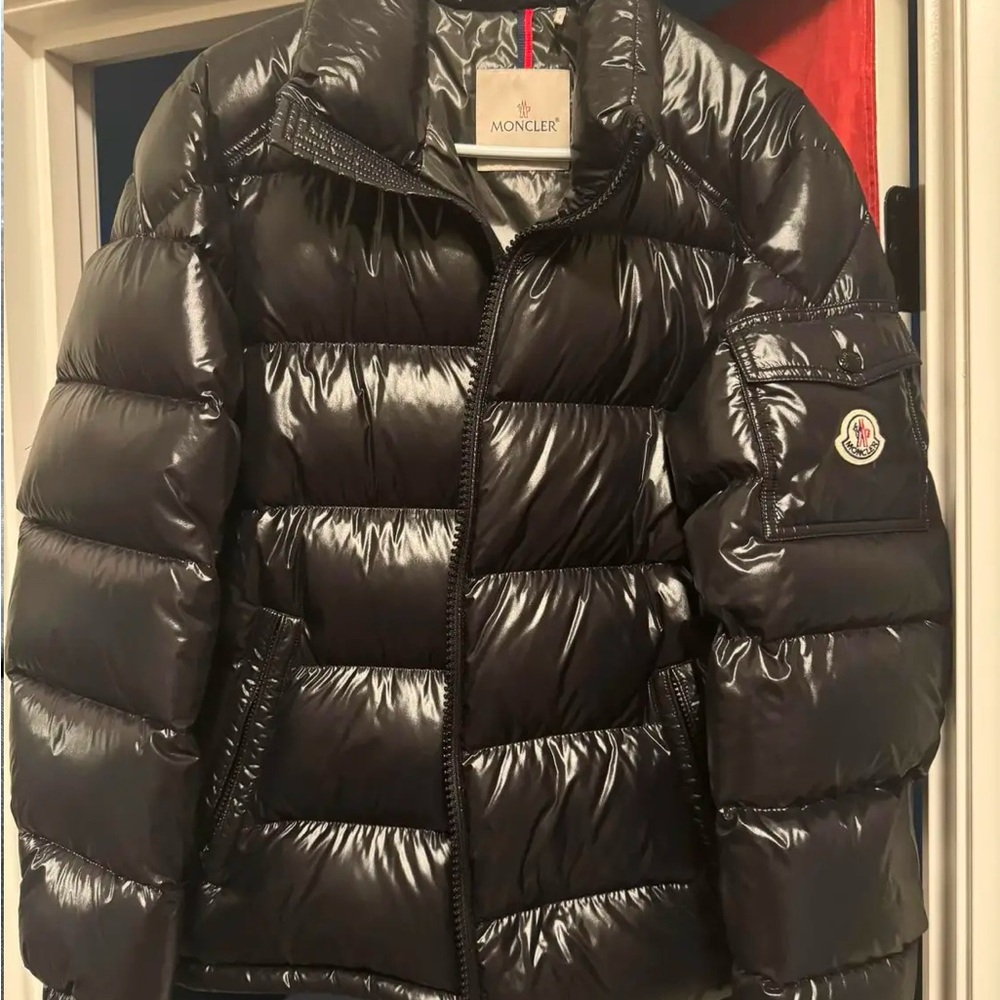Black Moncler Coat